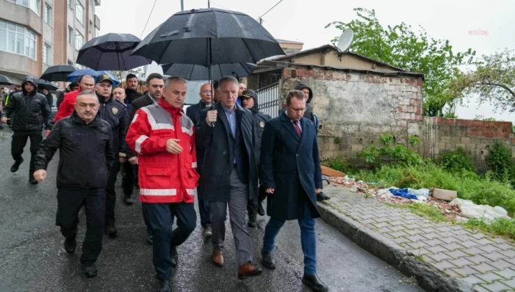 İstanbul Valisi Yıldıztabya’daki Toprak Kaymasıyla İlgili Açıklama Yaptı