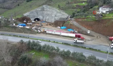 Trabzon’da Güney Çevre Yolu çalışmaları sürüyor