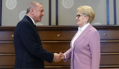 Erdoğan’la görüşen Akşener’de 2 sayfalık açıklama!