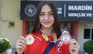 Mardinli Kübra Çiçek, Yıldızlar Avrupa Boks Şampiyonası’ndan bronz madalya ile döndü