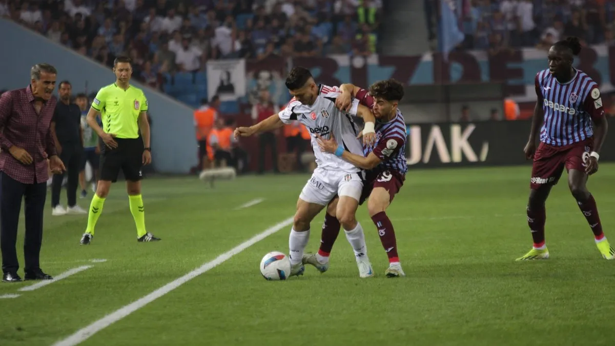 SON DAKİKA: Dev mücadelede kazanan yok! 10 kişi Trabzonspor, Beşiktaş’tan 1 puanı aldı