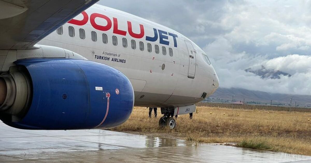 Son dakika haberi Hakkari’de yolcu uçağı pistten çıktı