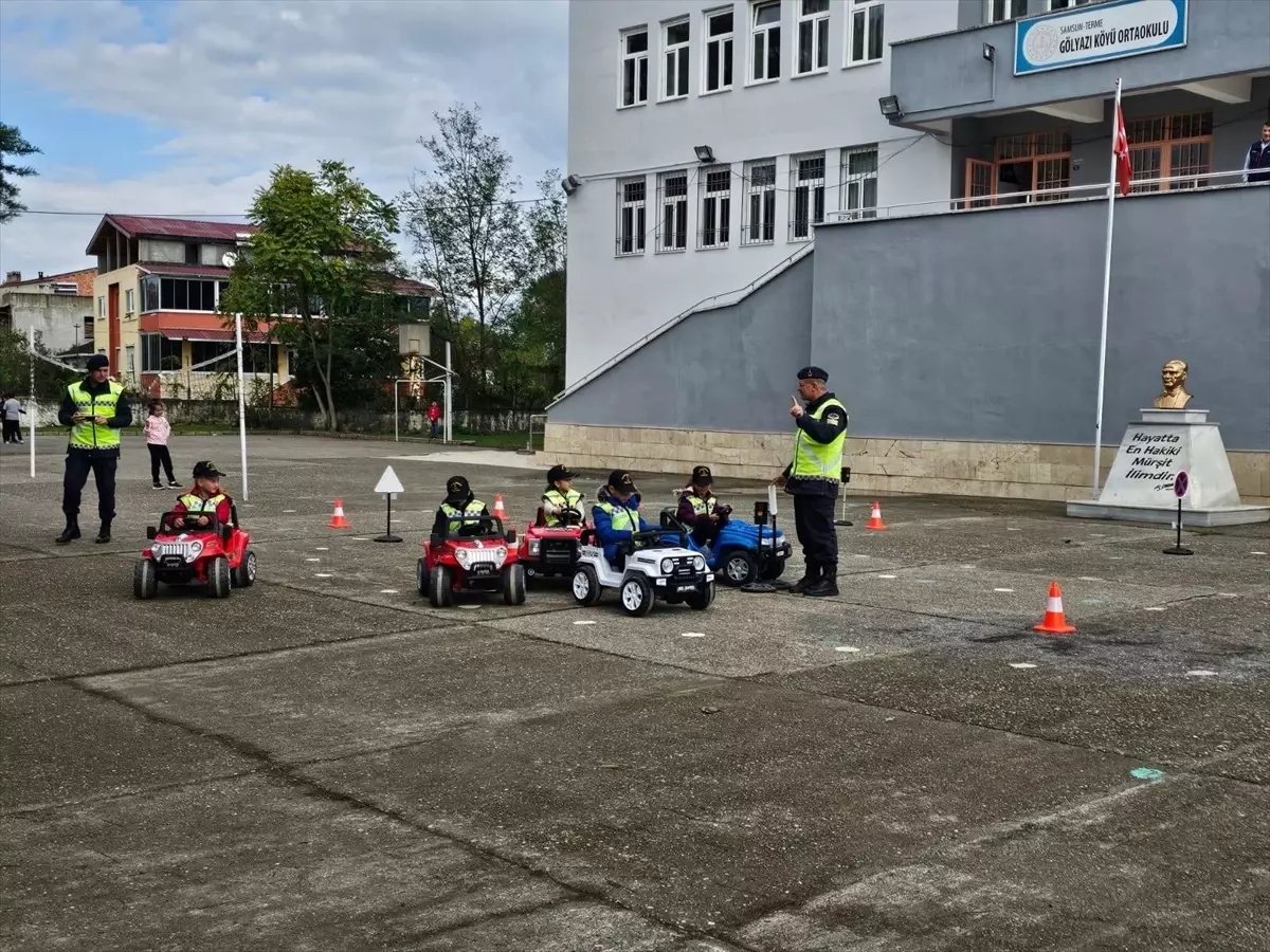 Samsun’da Çocuklara Trafik Eğitimi