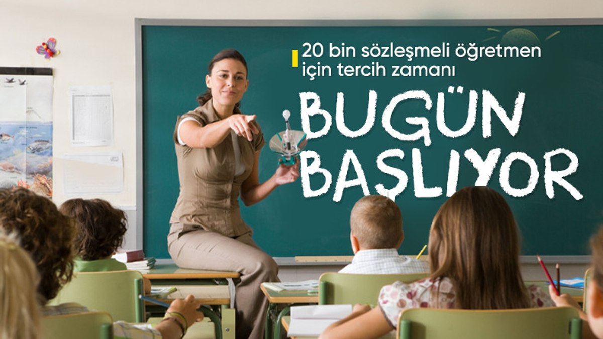 20 bin öğretmen için tercih süreci başlıyor